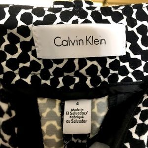 Calvin Klein Black and White Dress pants, 4